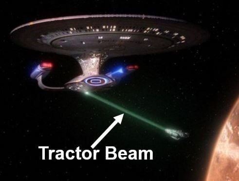 Star Trek tractor beam