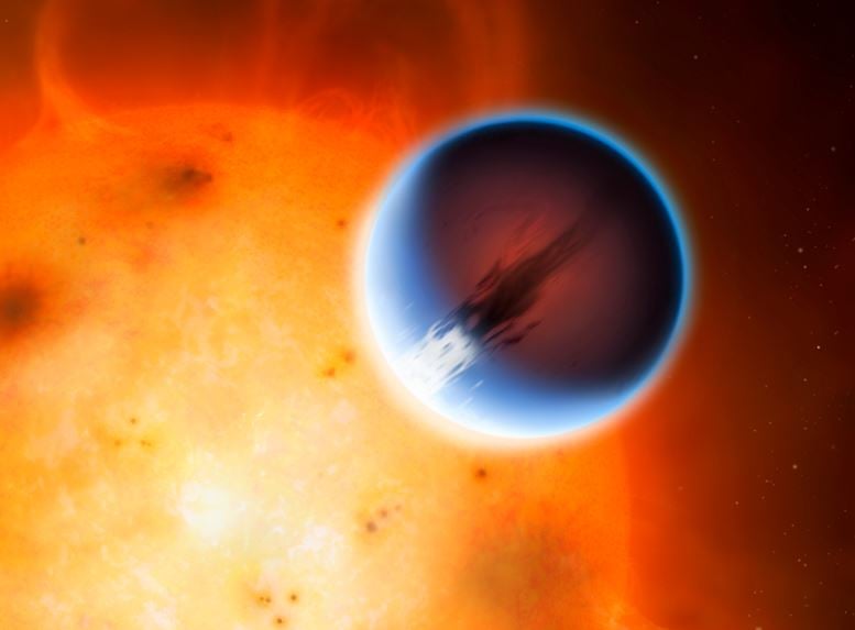 Exoplanet with ultra fast winds