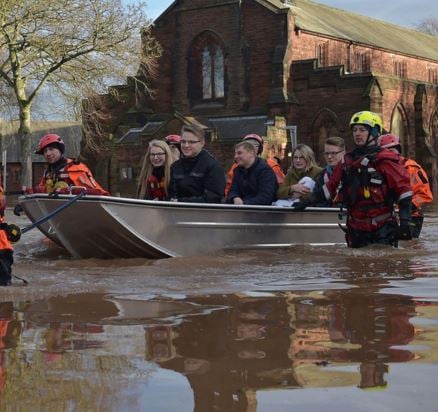 Cumbria Floods army comes in to help