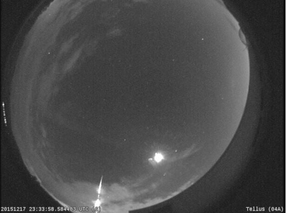 Fireball meteor spotted over Georgia USA