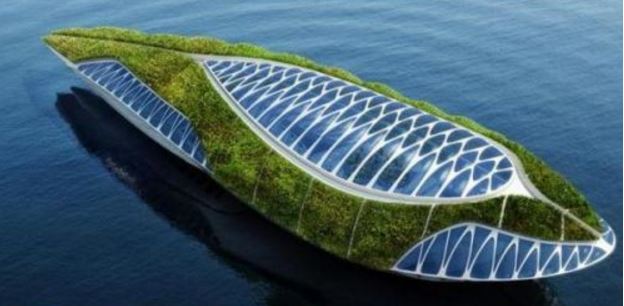 Huge floating garden