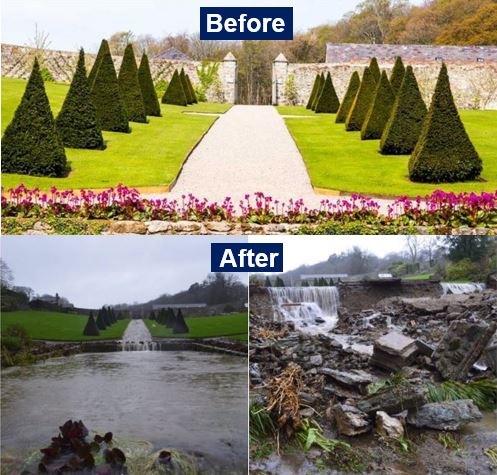 Plas Cadnant Before and After