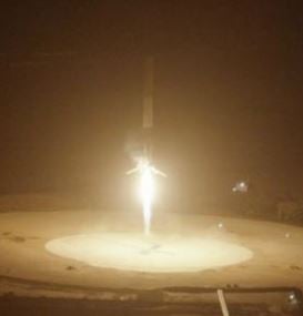 SpaceX makes history by getting the first stage of a rocket back intact