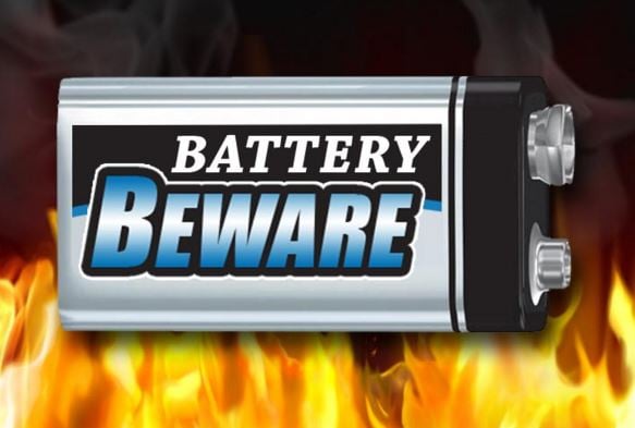 Batteries no longer a fire risk