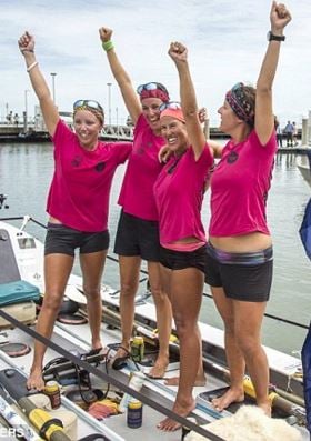 Coxless Crew four British Women cross the Pacific