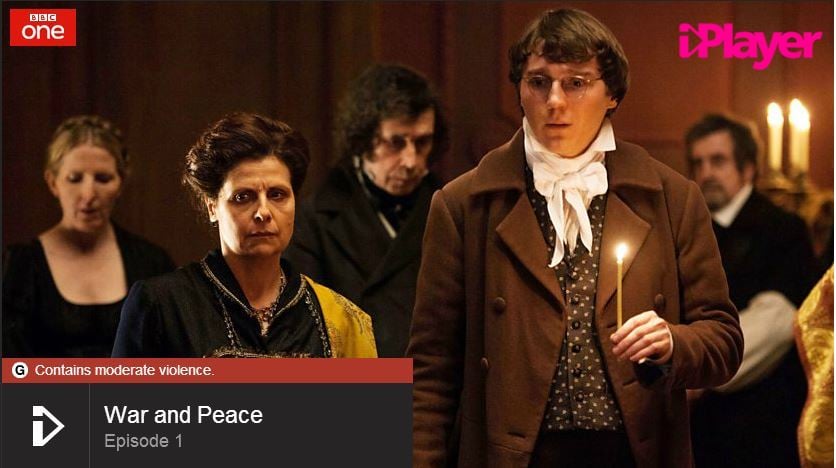 First episode of War and Peace on BBC iPlayer