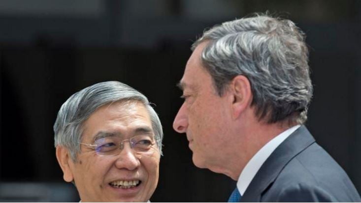 Governors of the ECB and Bank of Japan