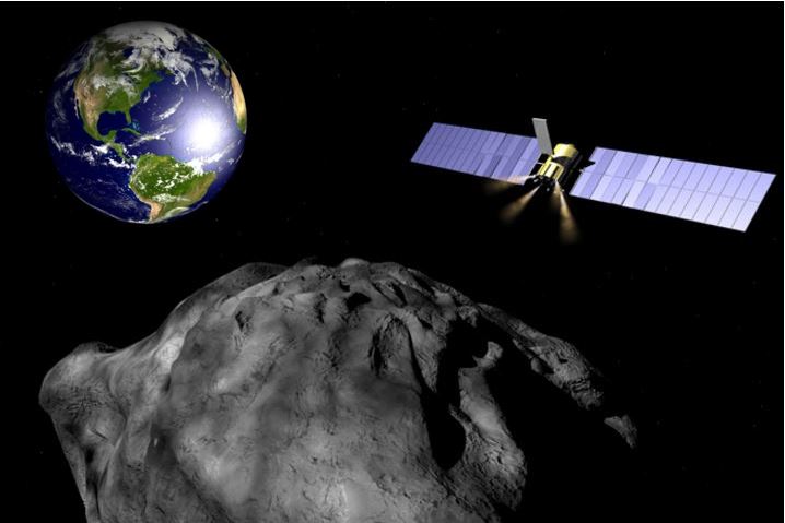 Gravity tractor to pull killer asteroid off course
