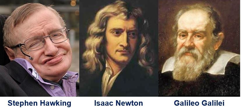 Hawking feels closer to Galileo than Newton
