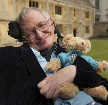 Hawking says a sense of humour is vital