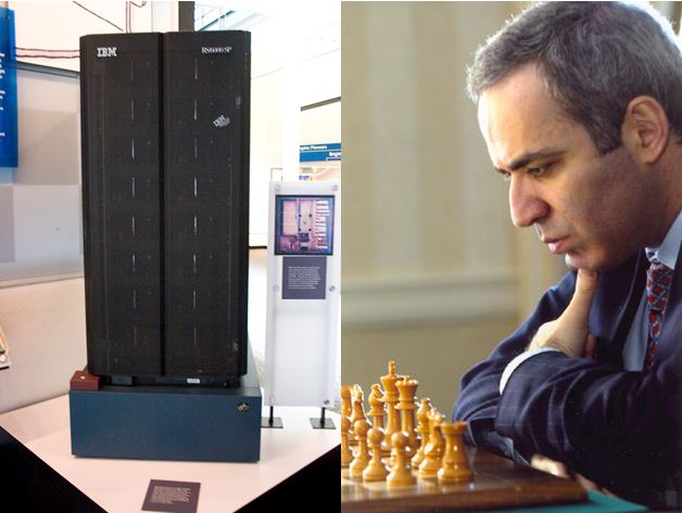 IBM computer beats Kasparov at chess