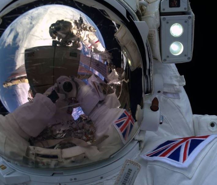 Spacewalk was exhilirating said Major Peake the first Brit to do so