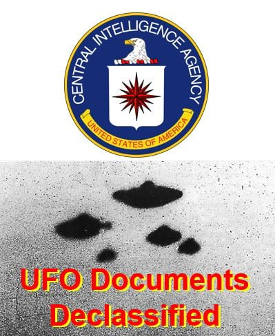 UFO secret documents declassified by CIA