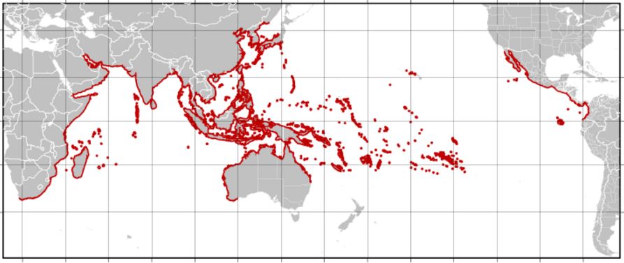 Yellow bellied sea snake geographical distribution