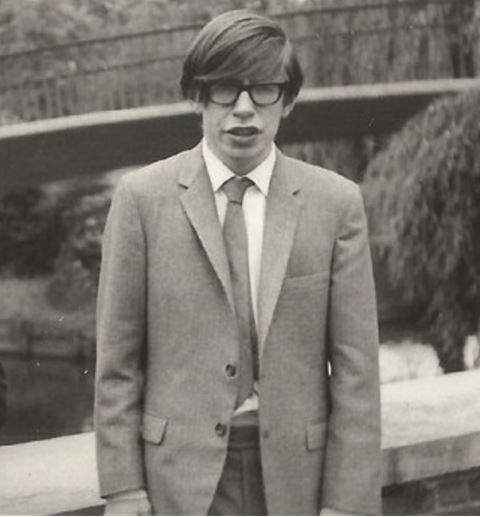 Hawking as a young man