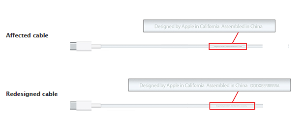Apple USB-C charge cables