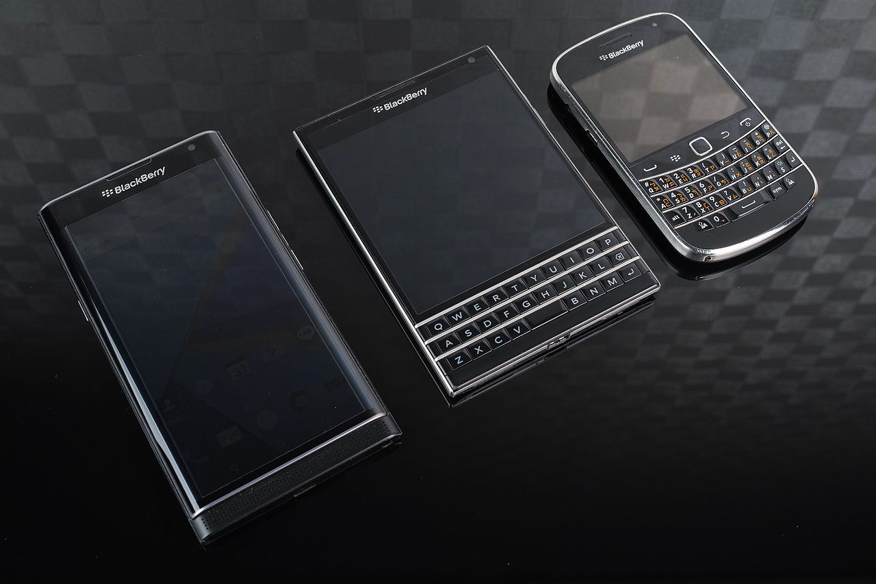 The BlackBerry Priv, Passport and Classic. Only the Priv, which runs on Android, will continue to have WhatsApp support. 