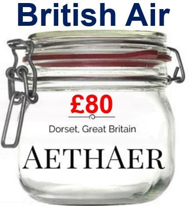 Bottled British air goind for 80 pounds sold in China