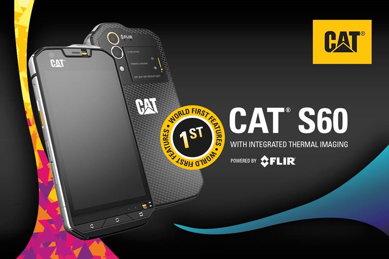  Cat  unveils world s first smartphone with a thermal 