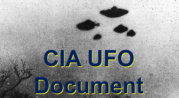 CIA UFO Declassified Documents