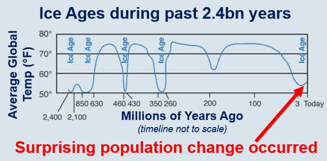 End of last Ice Age surprising population change