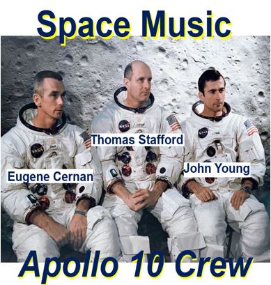 Nobody knows where the Apollo 10 space music came from