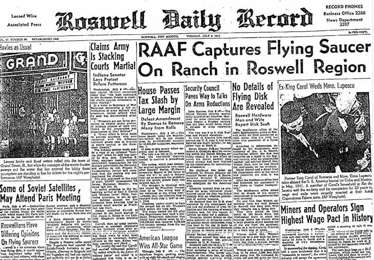 Roswell UFO alien conspiracy