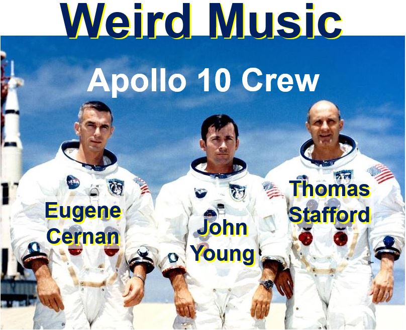 Space music heard by Apollo 10 crew