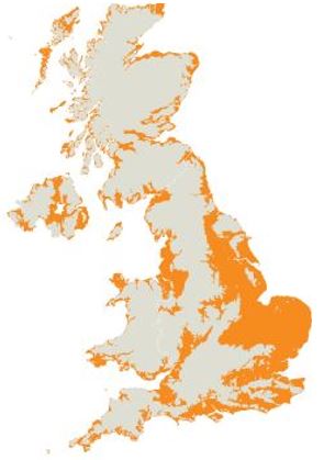 UK sea level rise