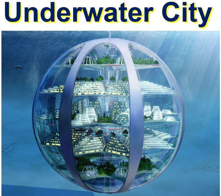 Underwater city in 2116