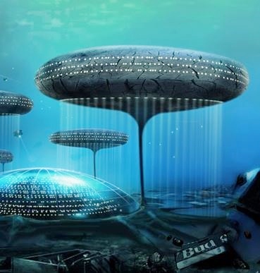 Underwater city our world in 2116