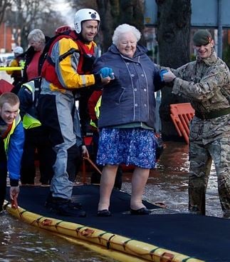 Winter floods UK in 2014