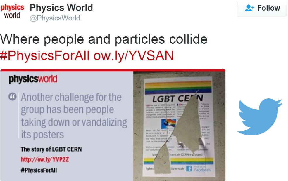 Homophobia at CERN