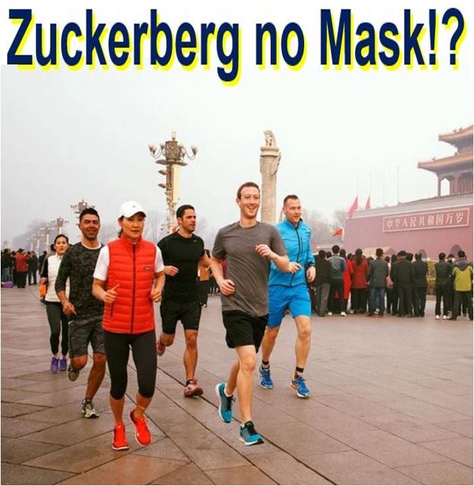 Mark Zuckerberg went jogging in smoggy Beijing