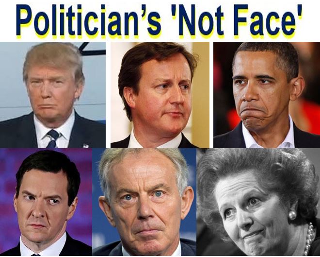 Not Face of politicians