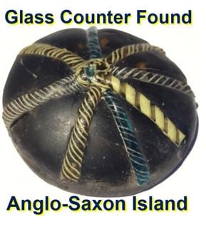 One of many finds at the Anglo Saxon island