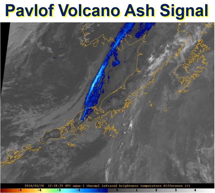 Pavlof Volcano Ash Signal
