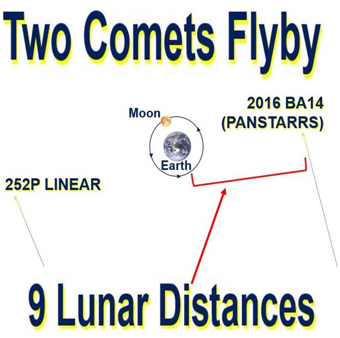 Two Comets Flyby