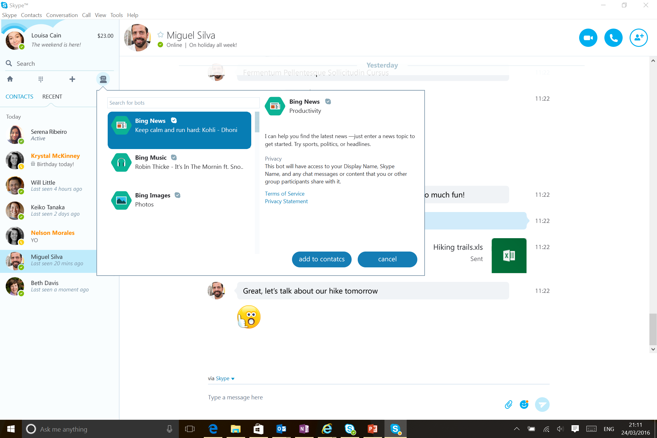 skype bots