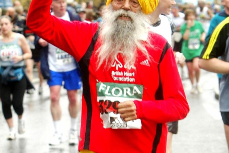 101 year old London marathon runner