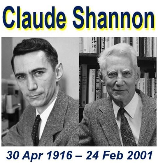 Claude Shannon 100 birthday today