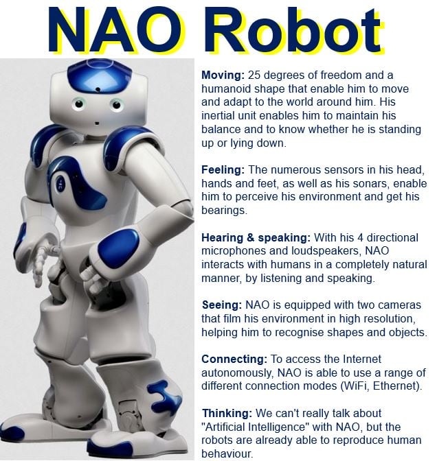 Touching robot NAO used in latest arousal experiment