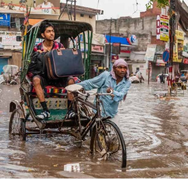 Flash flood in India