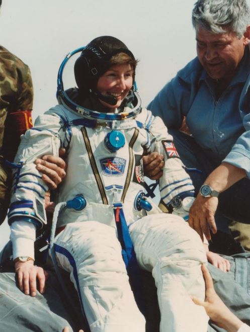 Helen Sharman safely back on Earth