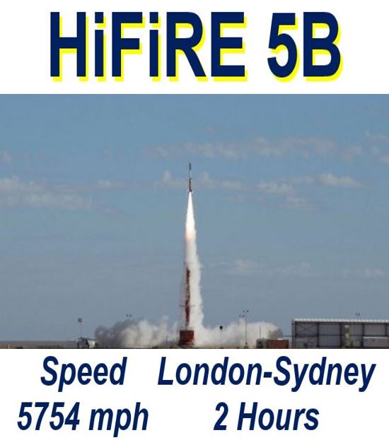 Hypersonic test flight of HiFiRE 5B