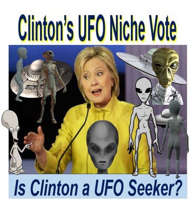 Is Hillary Clinton seeking the UFO vote