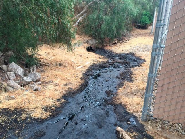 Oil spill in Ventura, California