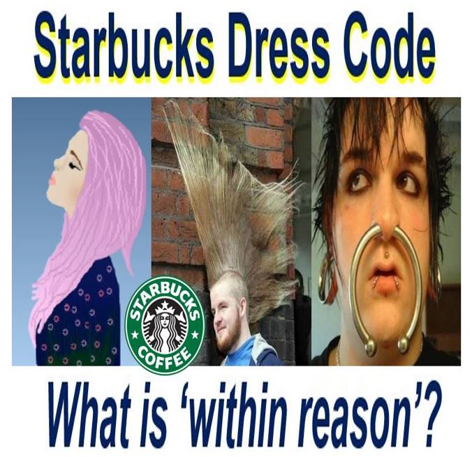 How far does Starbucks dress code go