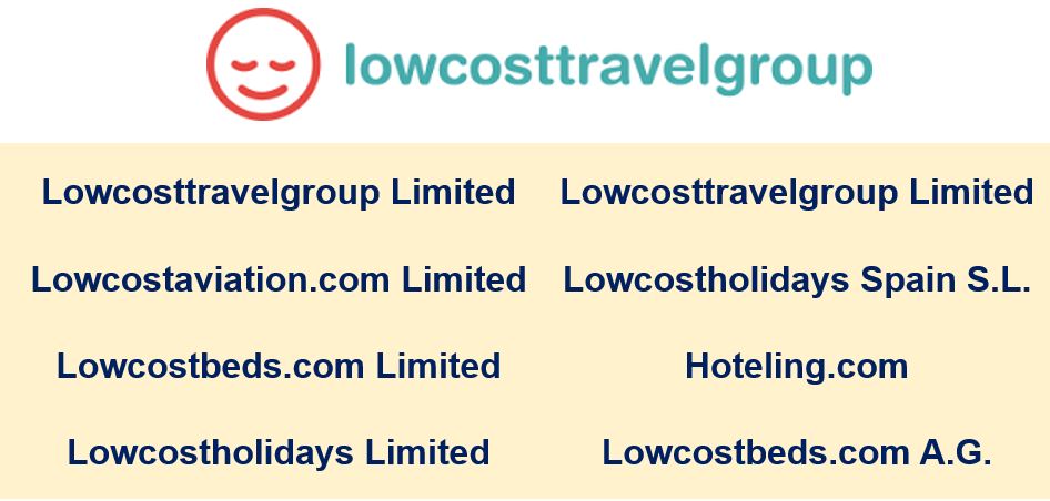 companies with Lowcosttravelgroup limited