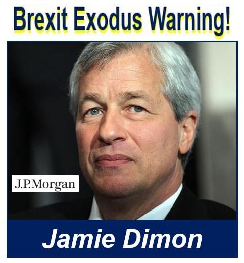 Jamie Dimon Brexit exodus warning